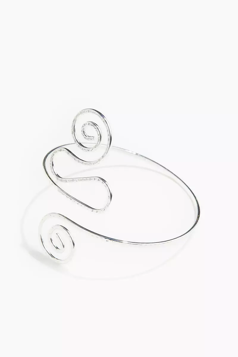 Swirling arm cuff