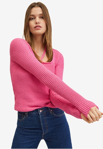 Mango Bow Collar Sweater | ZALORA Philippines