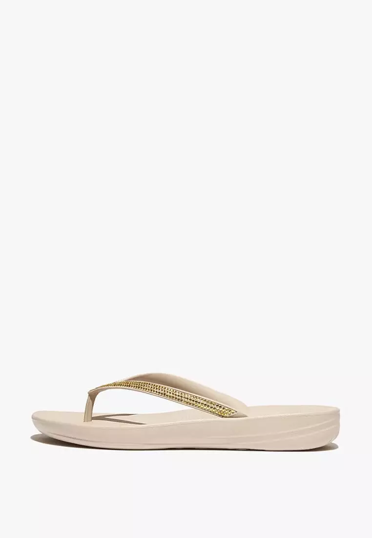 Discount on Fitflop  shoes - SKU: Fitflop Iqushion Sparkle- Stone Beige