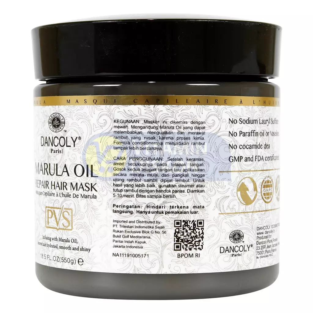 DANCOLY MARULA OIL REPAIR HAIR MASK 550GR
