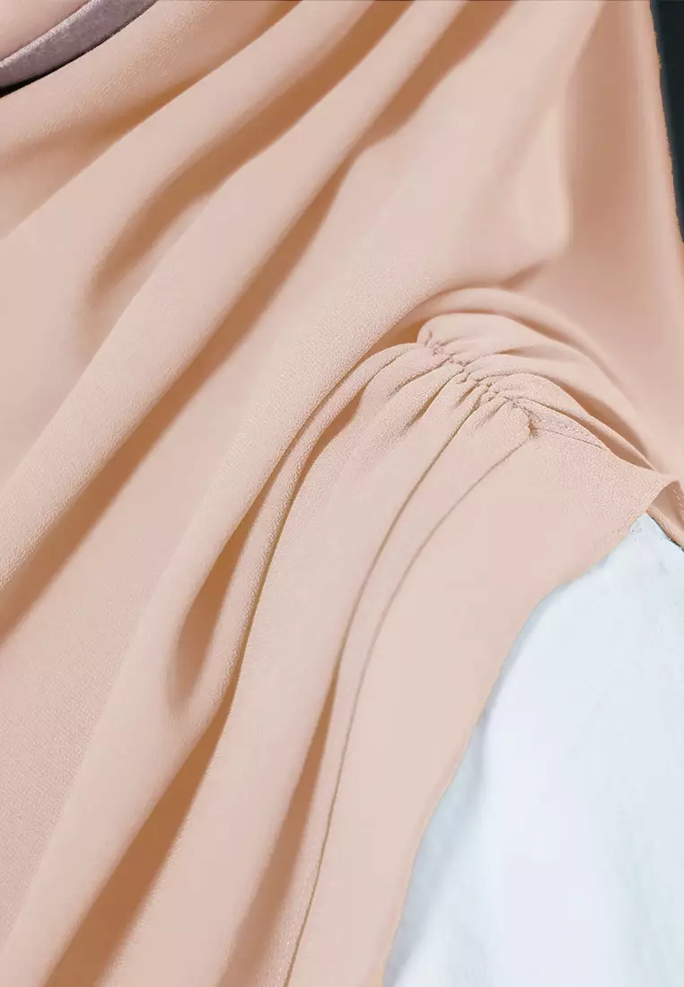 HIJAB INSTAN IRISH - PEACH CREAM