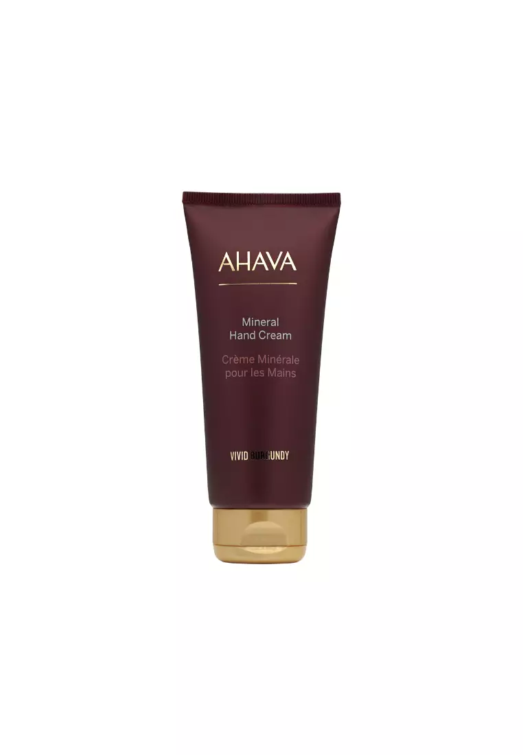 AHAVA Mineral Hand Cream Vivid Burgundy