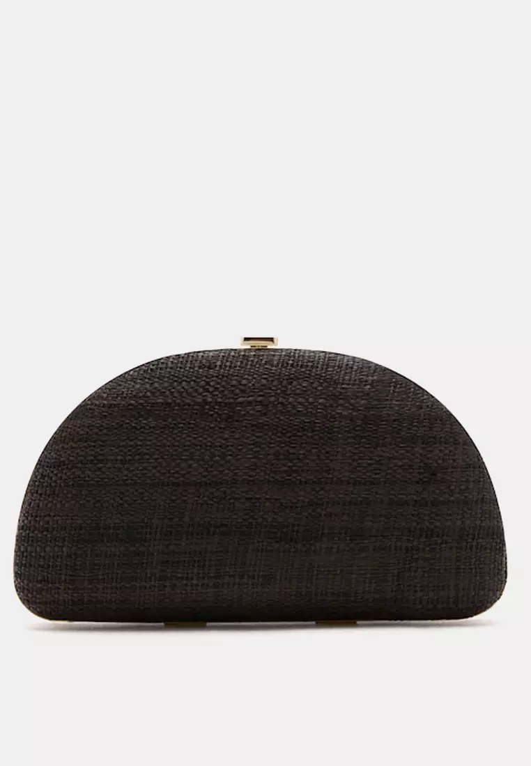 Natural Fiber Clutch Bag