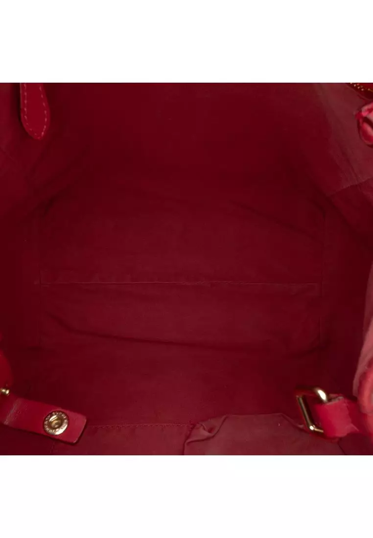 Pre-Loved Burberry Small Leather Trimmed Haymarket Check Coated Canvas Canterbury Tote