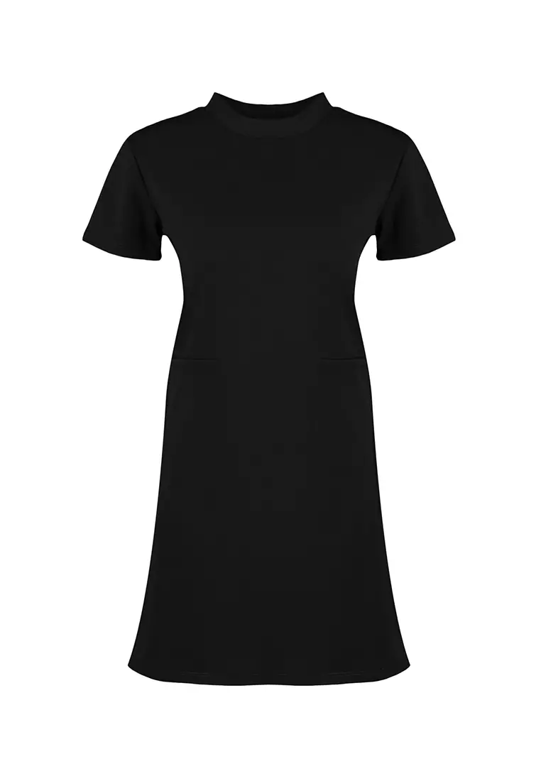 Pocket Detailed Midi Dress