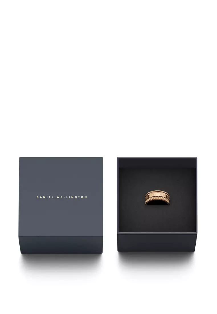 Elevation Ring Rose Gold 丹尼爾惠靈頓 - Unisex Ring - Couple Rings 情侣戒指 - 不鏽鋼 Stainless steel Enamel Ring for Women and Men