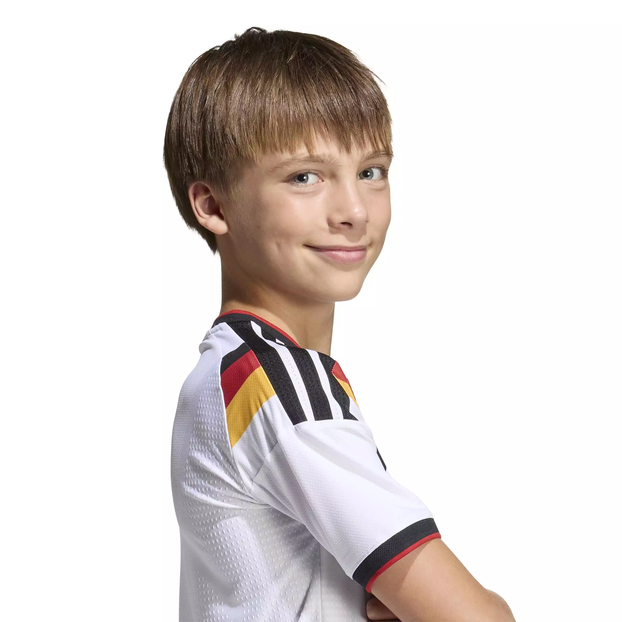 ADIDAS Germany DFB 26 Home Kids Jersey JZ4560 - Jersey Anak (Putih)