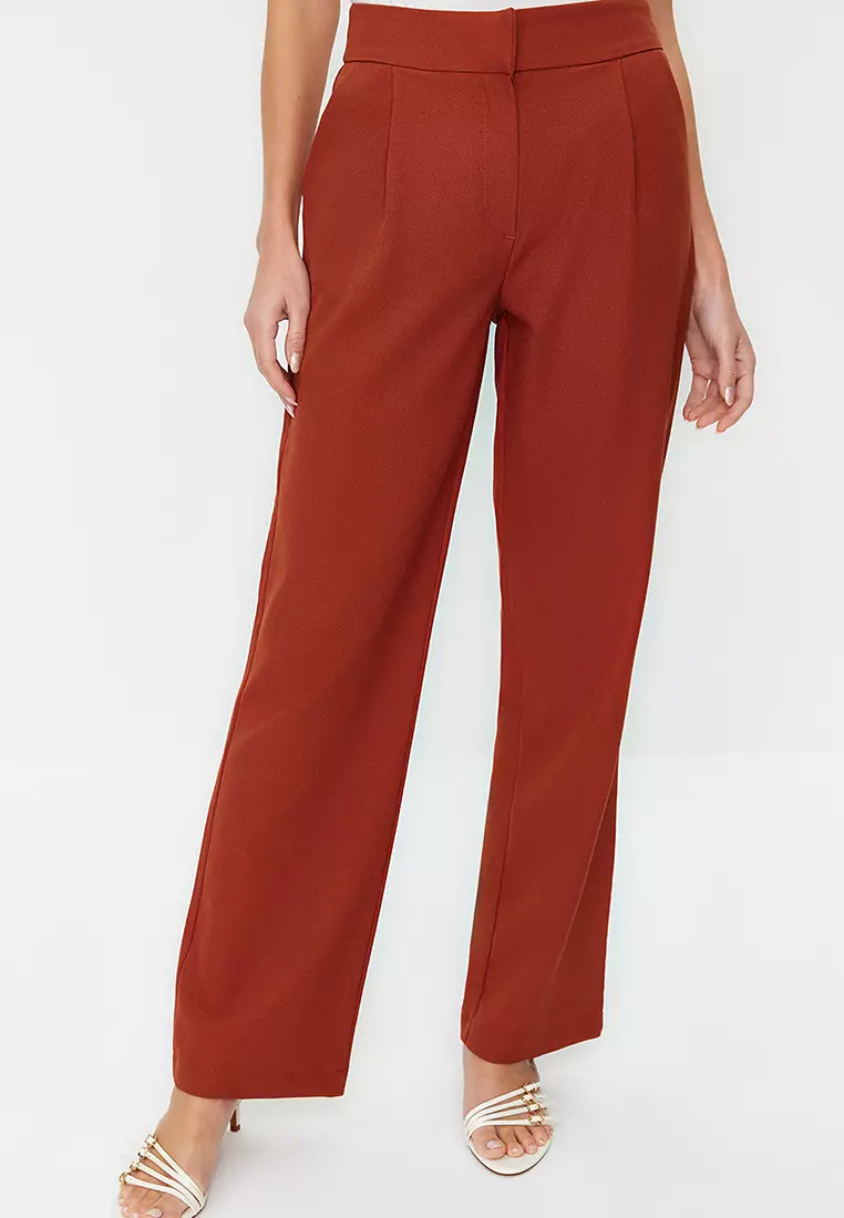 Buy Trendyol Pleated Trousers 2024 Online | ZALORA