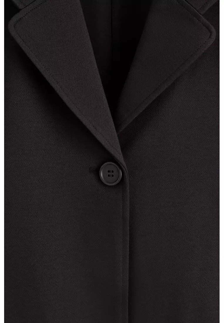TWILL-JERSEY SHORT-SLEEVED BLAZER