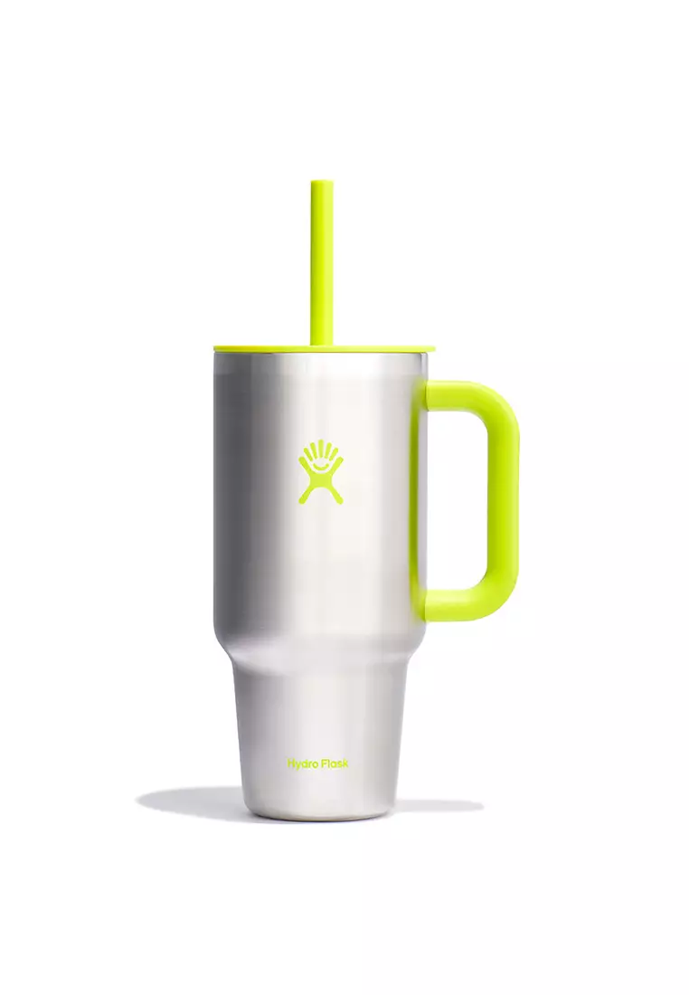All Around Travel Tumbler Stainless Lime 32Oz