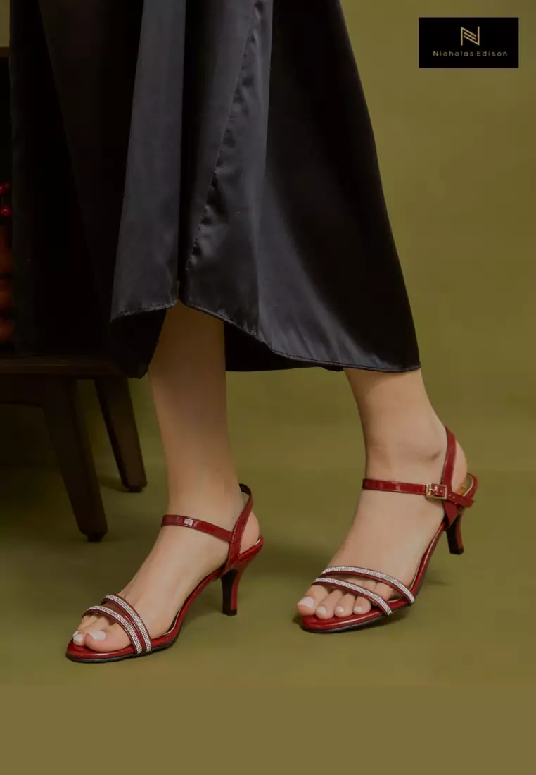 Nicholas Edison Heel Harper Maroon