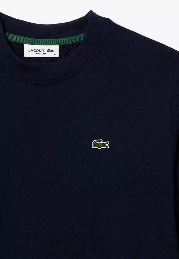 Women's Lacoste Color-block Unbrushed Fleece Sweatshirt