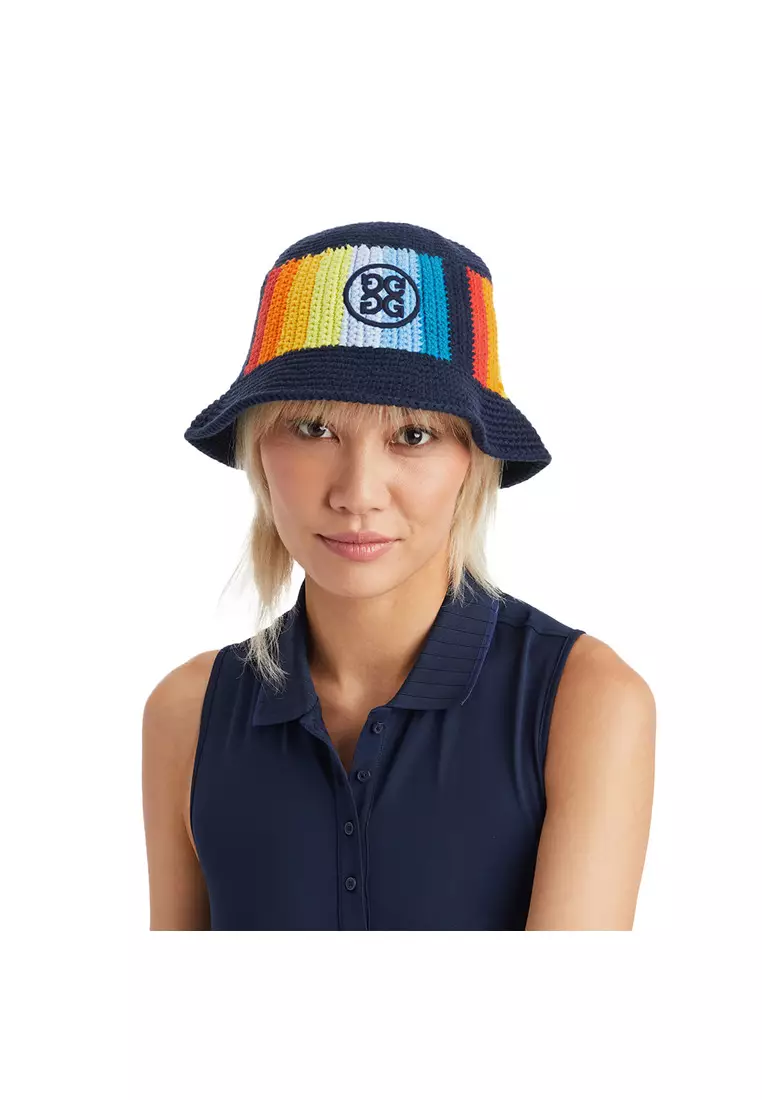 G/Fore Circle G's Colour Blend Crochet Bucket Hat (Twilight)