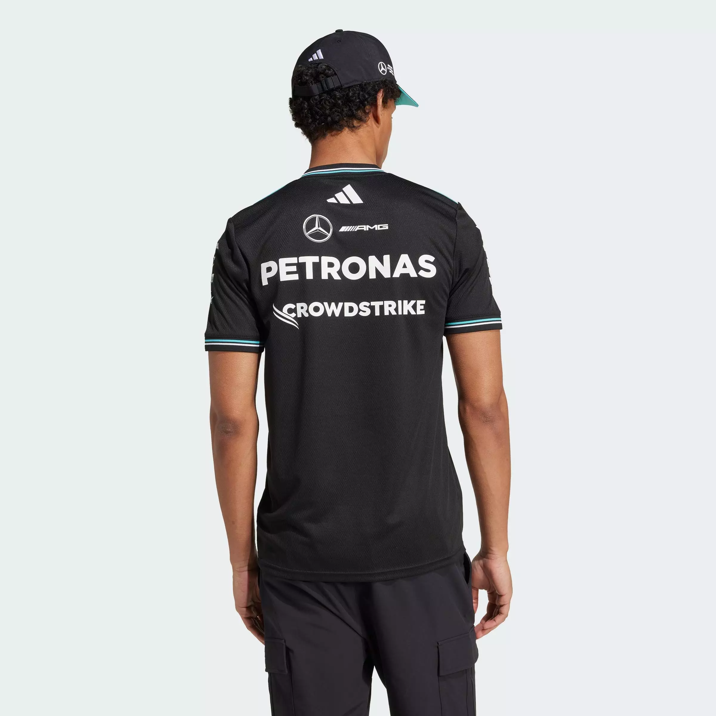 Motorsport MERCEDES - AMG PETRONAS FORMULA ONE TEAM DRIVER JERSEY AUTHENTIC Men Black JY2607
