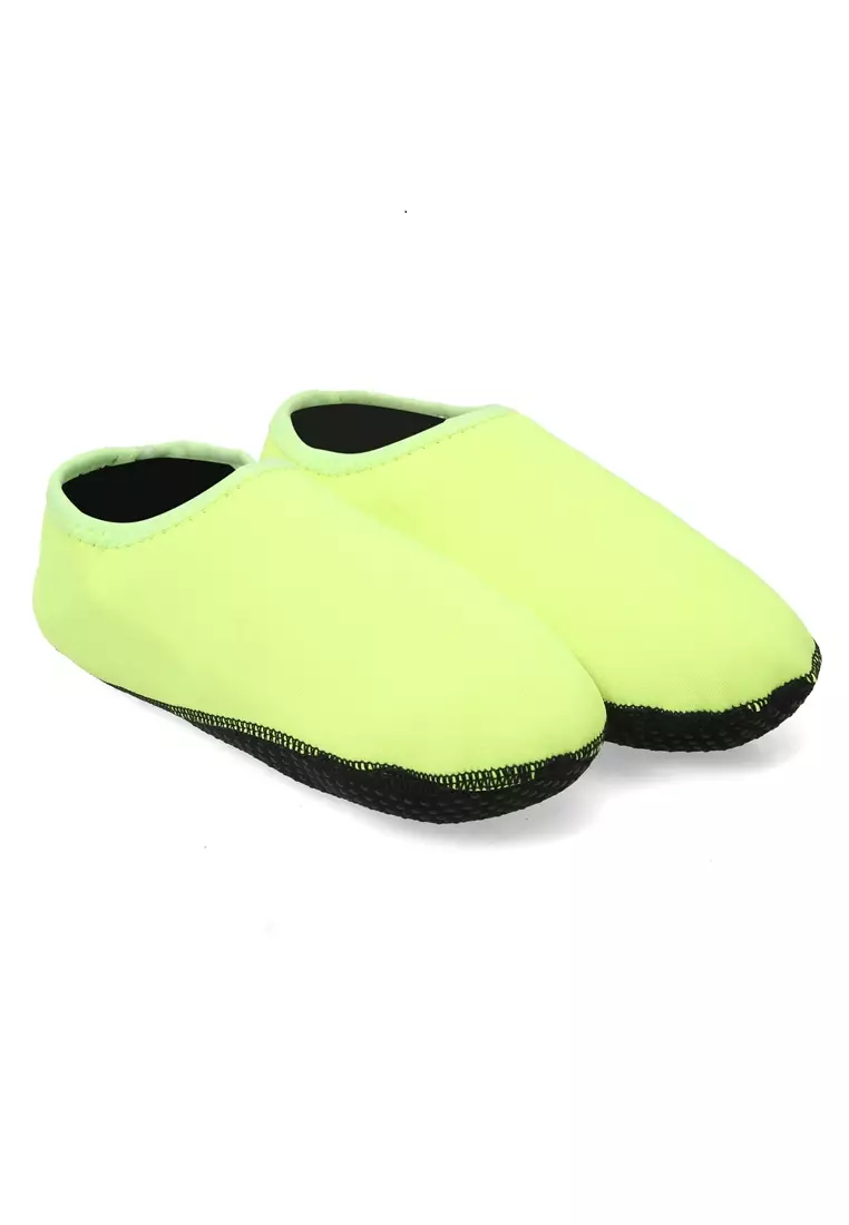 Sepatu Pantai Wanita Slip On Lembut Design Simple Casual  - Green