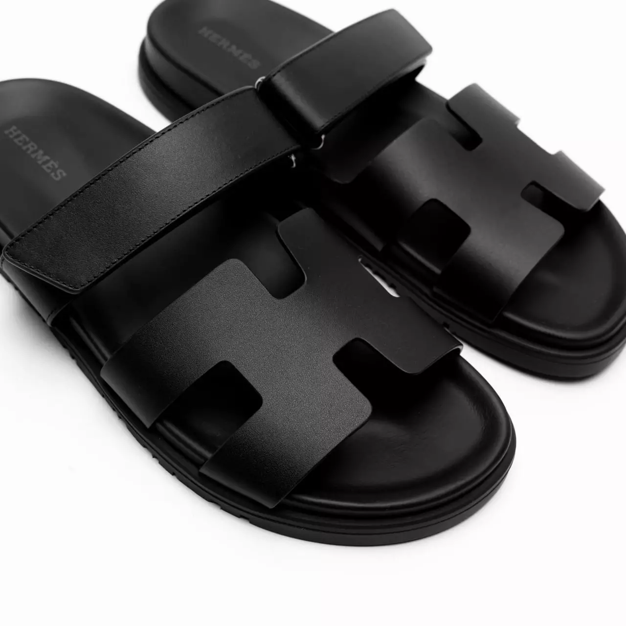 Chypre Calfskin Sandals Black Women