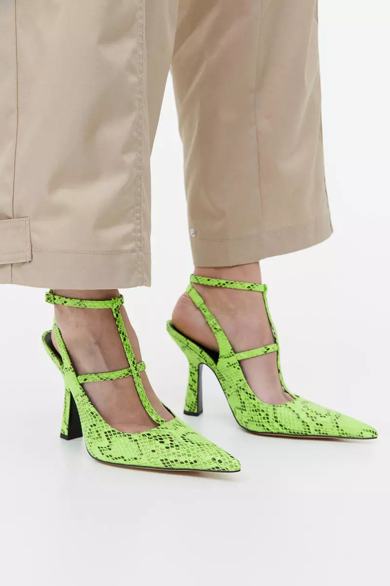 Patterned outlet court shoes