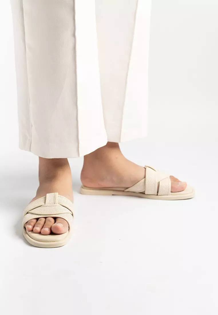 Axel Cross Jute Sandals