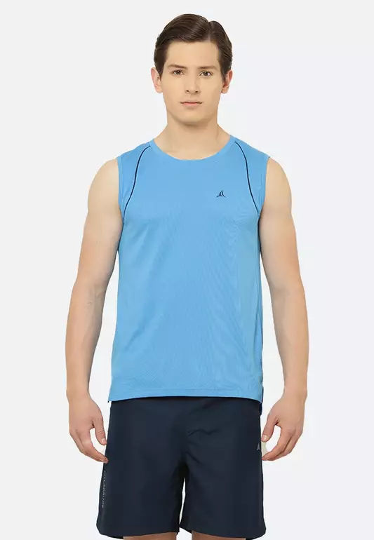 Men's Blue Hydrate Training/ Workout Tank Top
