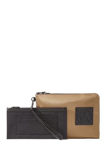 BONIA Medium Brown Leo Nylon Clutch L 2023 | Buy BONIA Online | ZALORA Hong  Kong