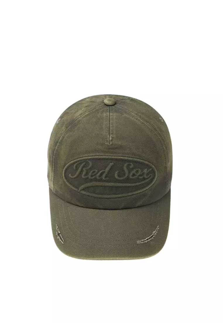 Jual MLB Korea Varsity Vintage Tone Tone Cursive