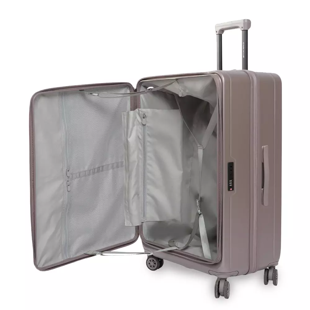 Navy Club Altura Koper Hardcase ABS + PC - 4 Roda Putar TSA Lock Expandable - Size 24 Inch