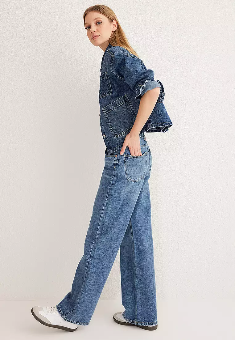 High Waist Wide Leg Jeans
