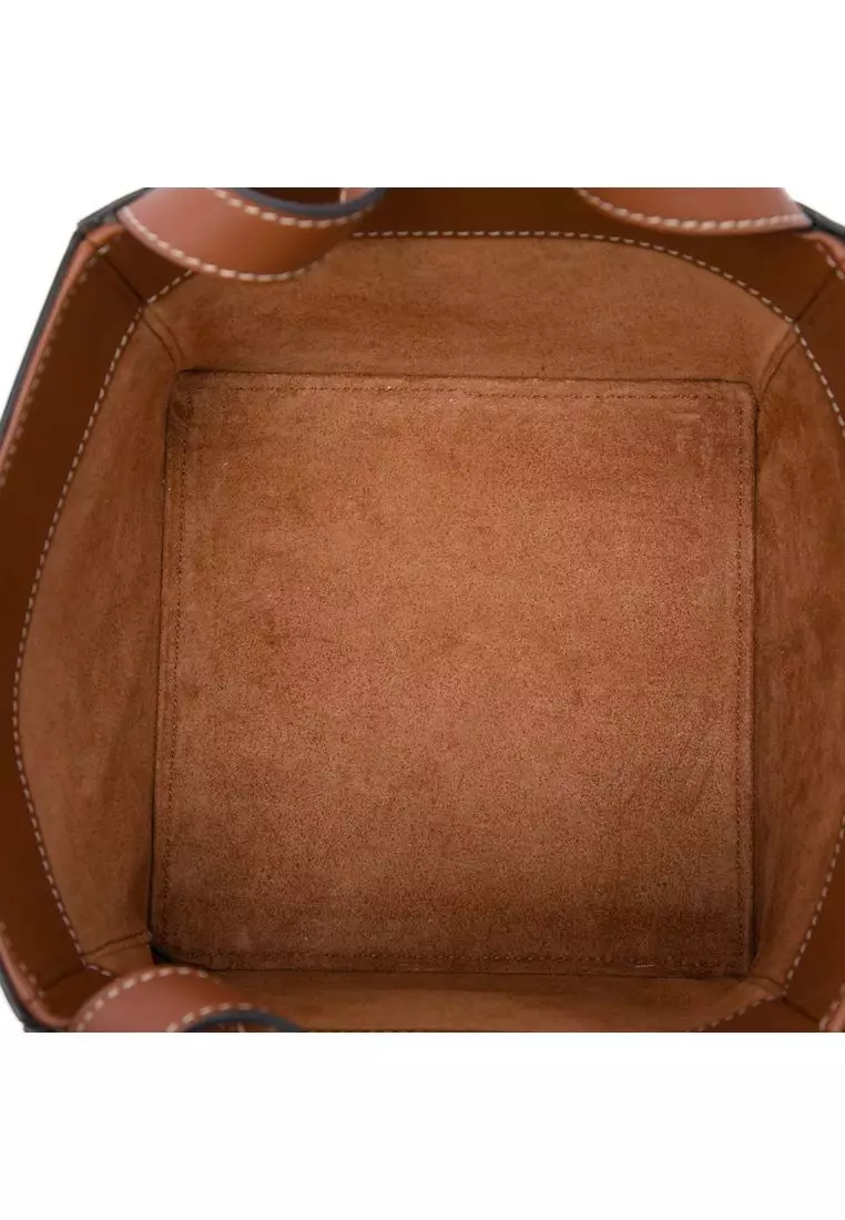 Pre-Loved Celine Calfskin Cuir Triomphe Cube Handbag