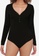 Abercrombie & Fitch black Luxe Stretch Henley Bodysuit 30ED9AA51EF596GS_3