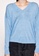 United Colors of Benetton blue V-neck Sweater 3F368AA96FB4A0GS_3