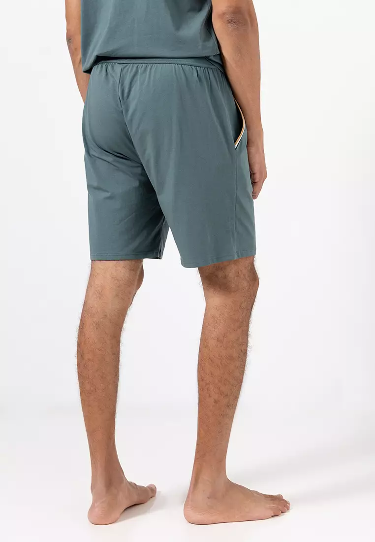 Signature Stripe Tape Pyjama Shorts - BOSS Mainline