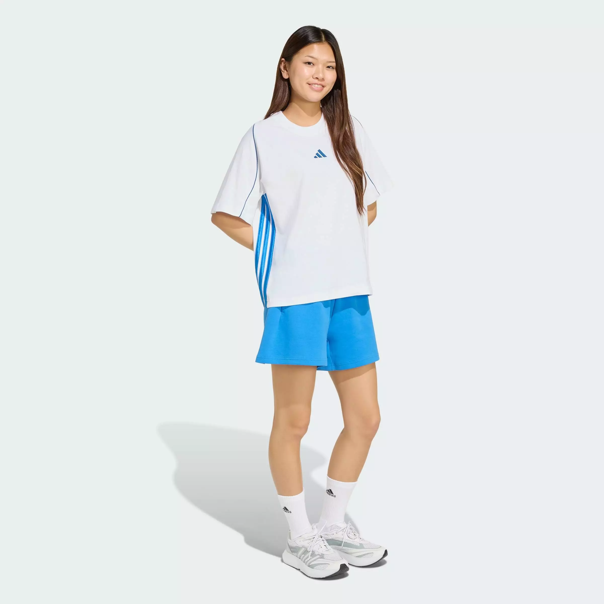 Lifestyle Stadium 3-Stripes Tee Women White KB4967