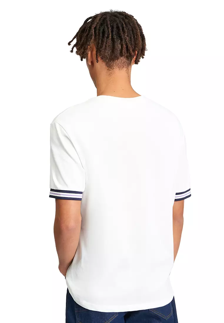 Short Sleeves Pique Tipped T-Shirt
