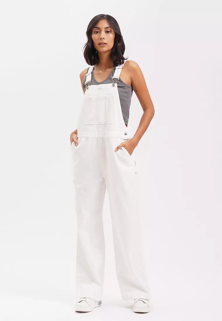 White new arrivals baggy overalls