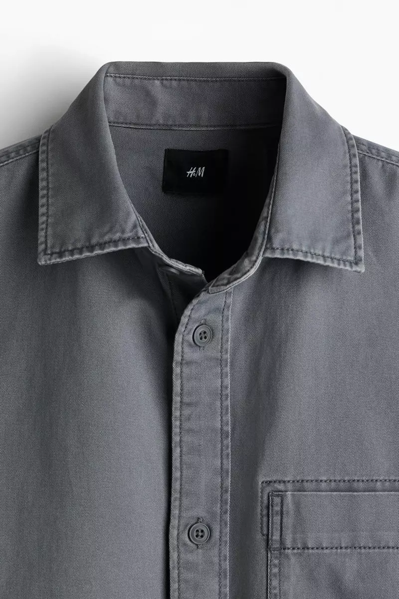 Regular Fit Twill overshirt