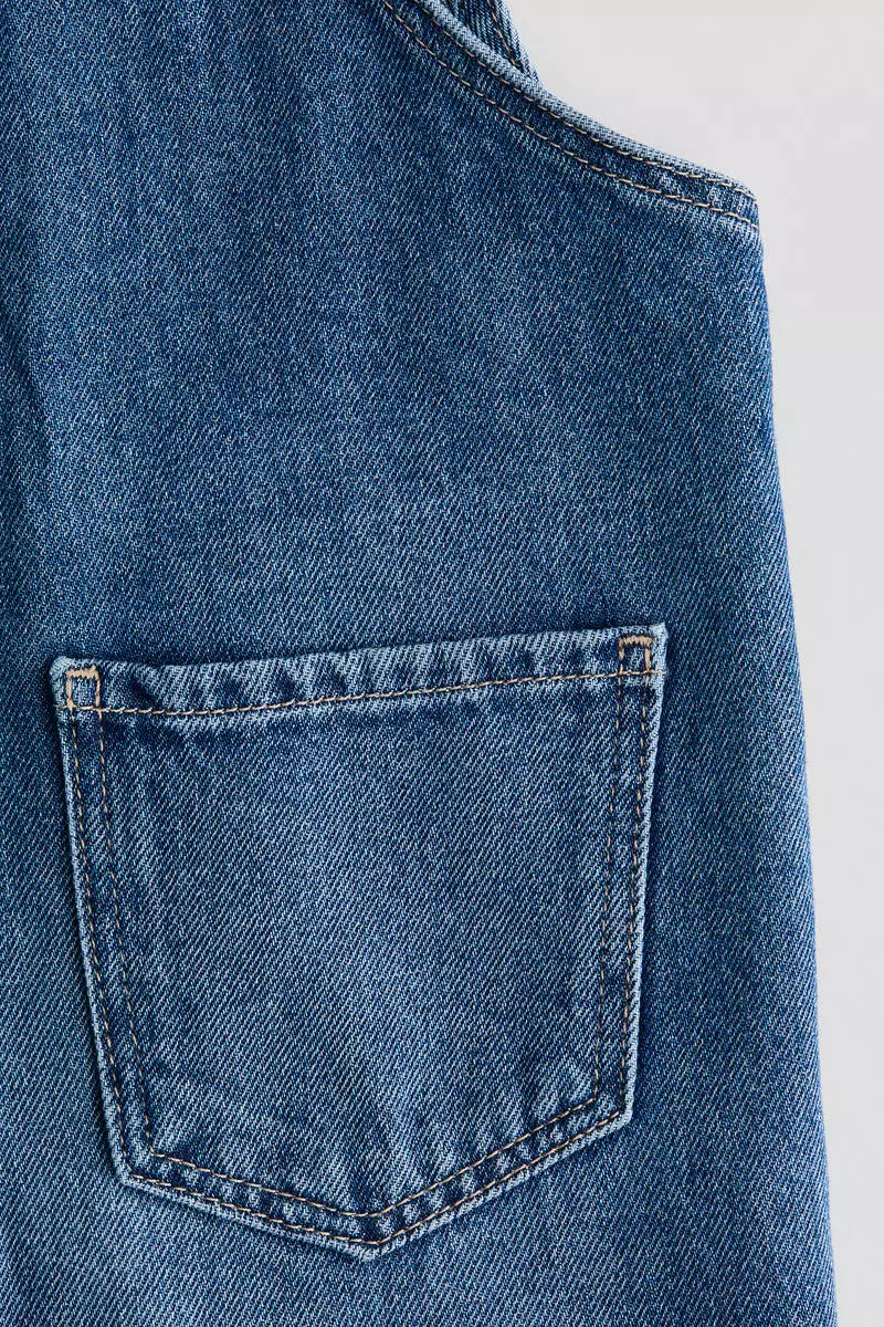 Denim dungarees
