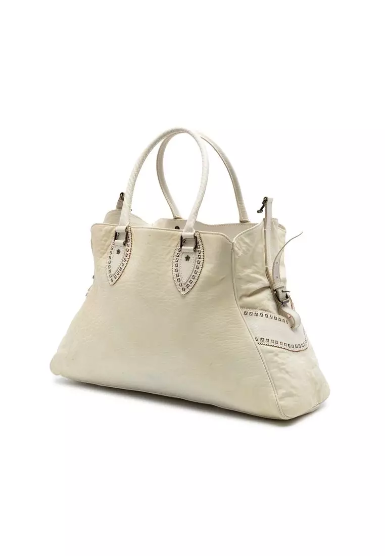 Pre-Loved Fendi Large Leather Etniko Du Jour Handbag