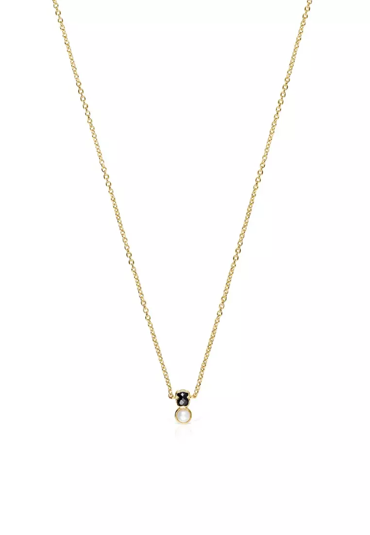 Tous TOUS Glory Gold Vermeil Necklace with Onyx and Pearl 2023 | Buy Tous  Online | ZALORA Hong Kong