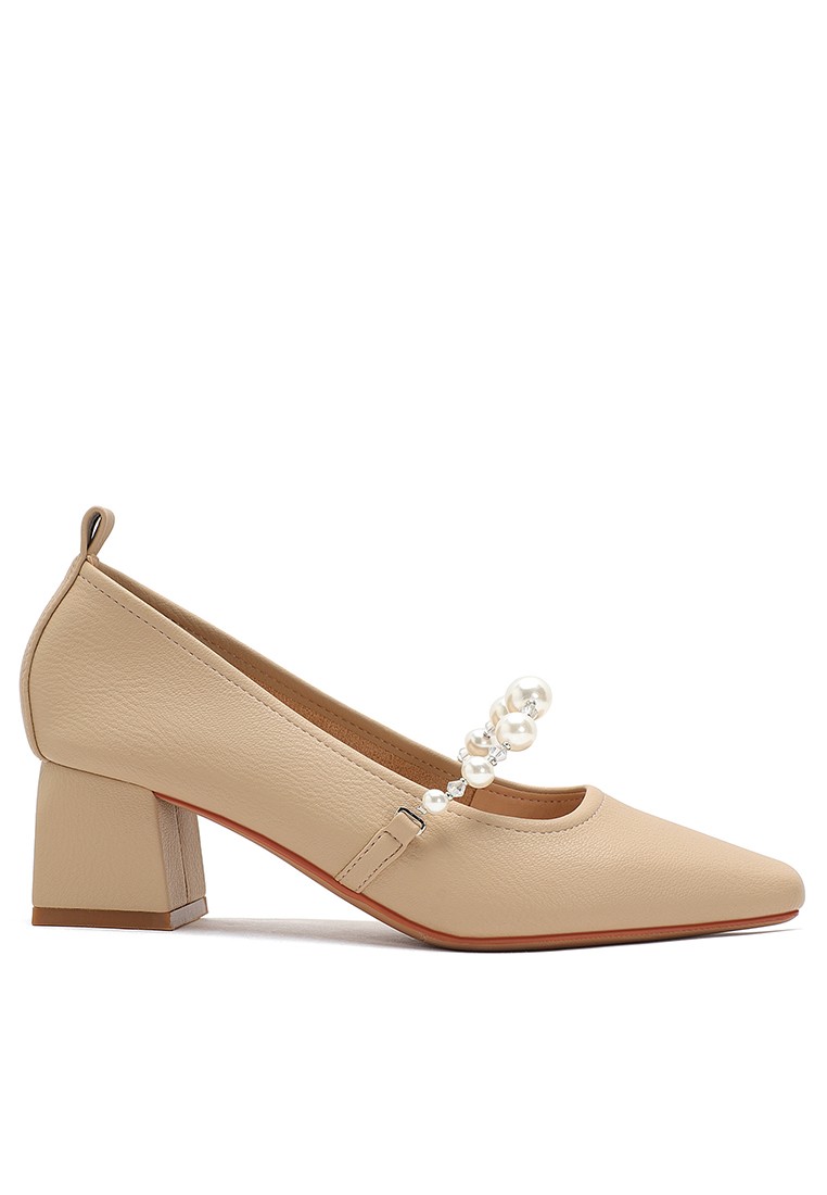 5CM Pearl Strap Mary Jane Shoes 1220-28