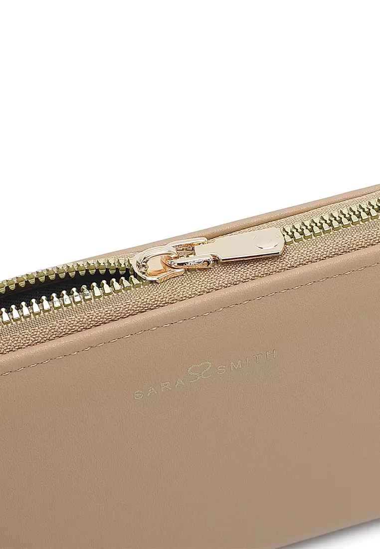 Women's Long Wallet / Purse - Khaki