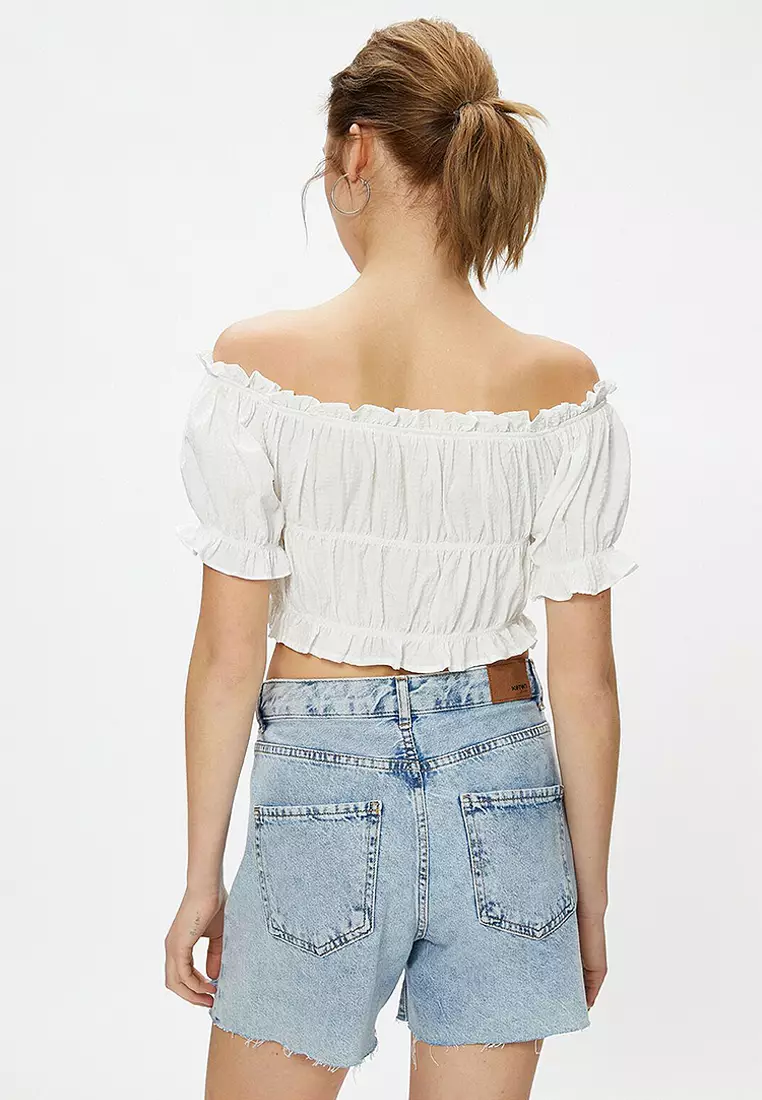 Frilly Off Shoulder Blouse