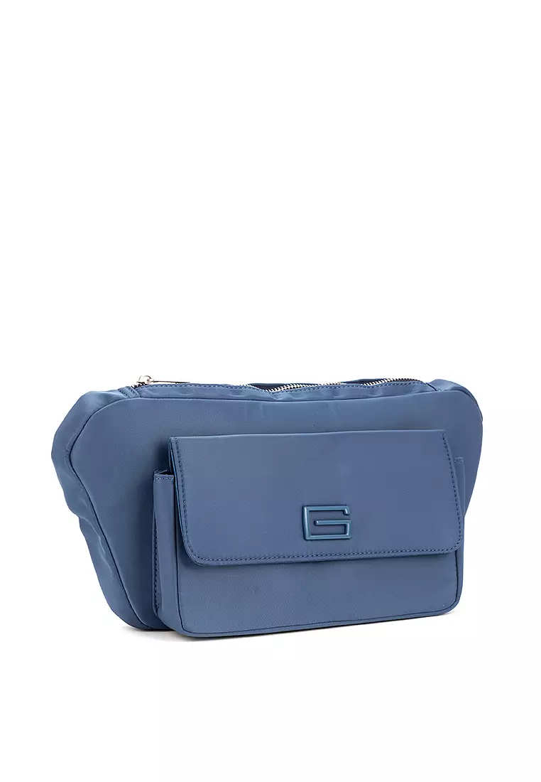 Buy Marithe + Francois Girbaud Girbaud Men's Horizon Blue CG Belt Bag ...