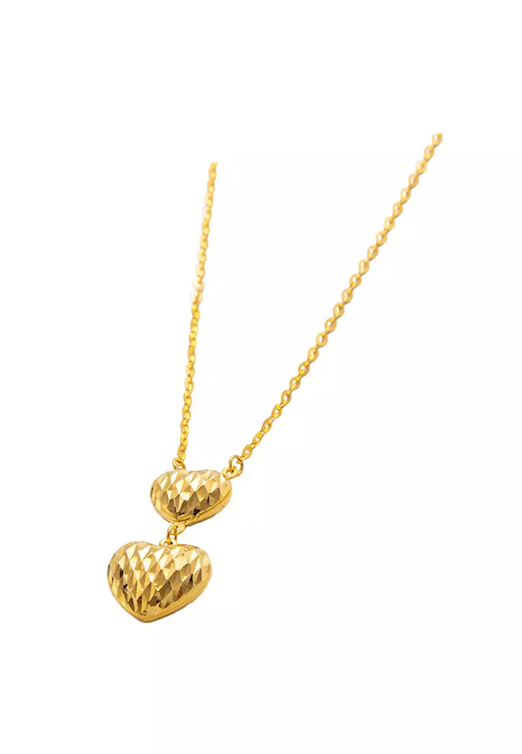 [ With Necklace  ] LITZ 916 (22K) Gold Necklace GC0046 (4.85g+/-)