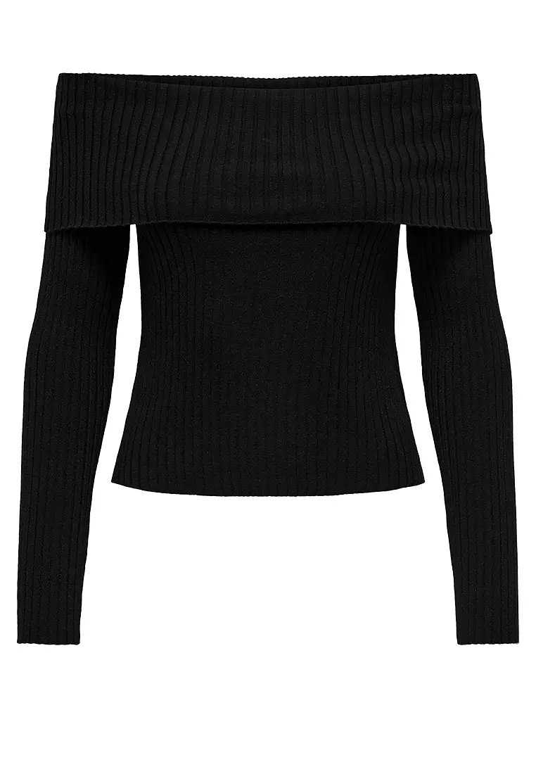 Liva Life L/S Off Shoulder Pullover