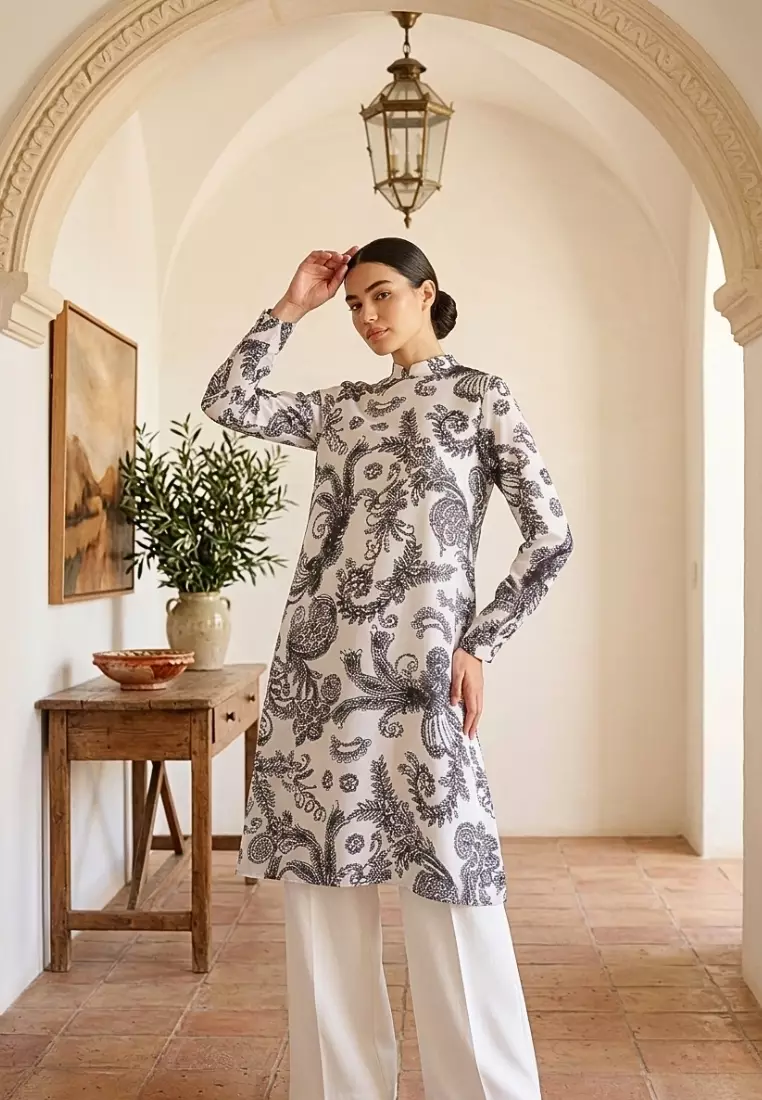 Tunik Pasley Modern Kekinian In White By Brilliant Girl Warna PUTIH