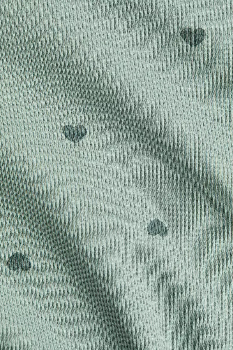 Long-sleeved jersey top