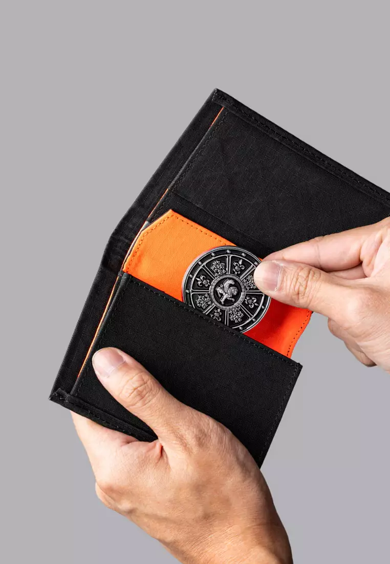 Alpaka ARK Bifold Coin Wallet - Black Axogrid