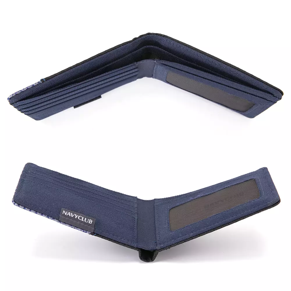 Navy Club Lucio Dompet Pria Kasual - Dompet Lipat Motif Batik Free Box Exclusive