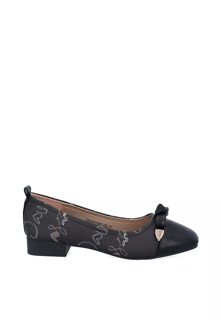 Discount on Carlo Rino  shoes - SKU: Black Bowselle Pumps