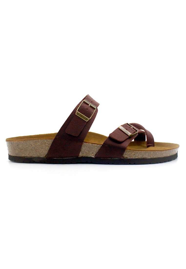 Dublin - Red Leather Sandals & Flip Flops